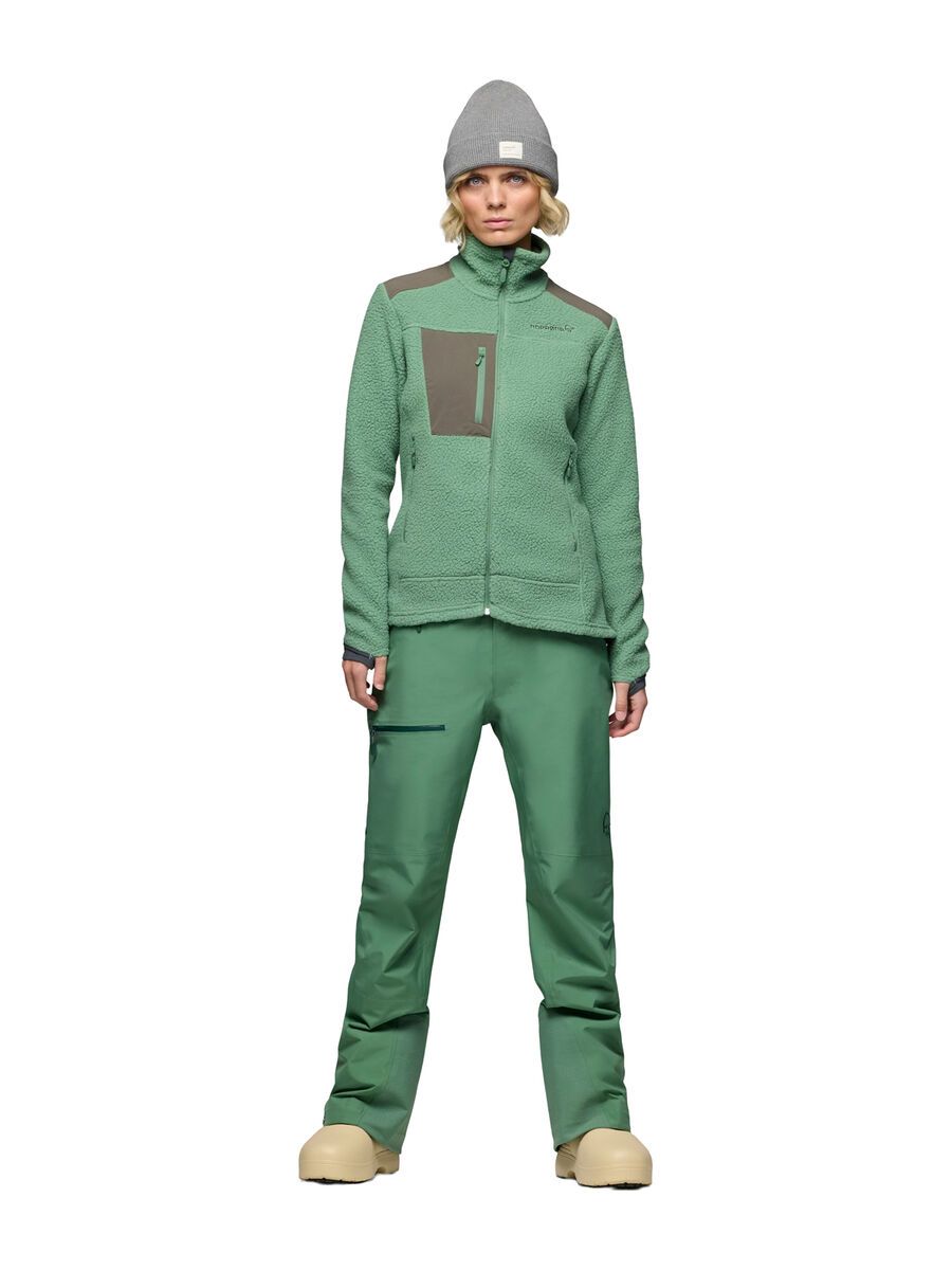 Norrona trollveggen warm3 Jacket W's, dark ivy - Bild 4