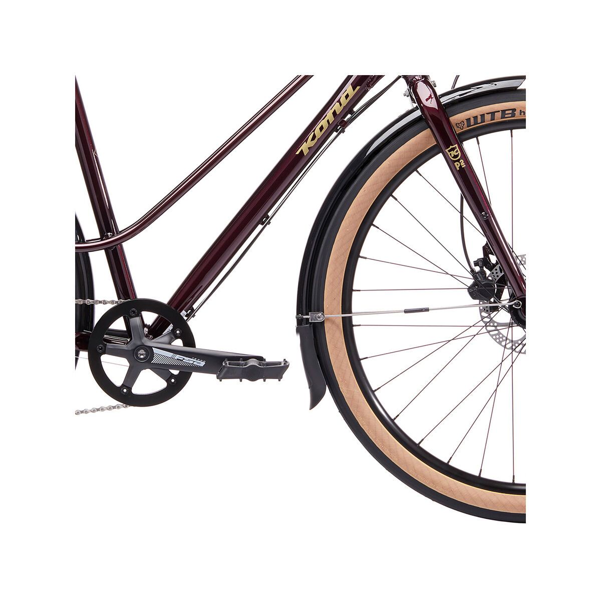 Kona Coco, matt deep red w/ metallic gold decals - Bild 4