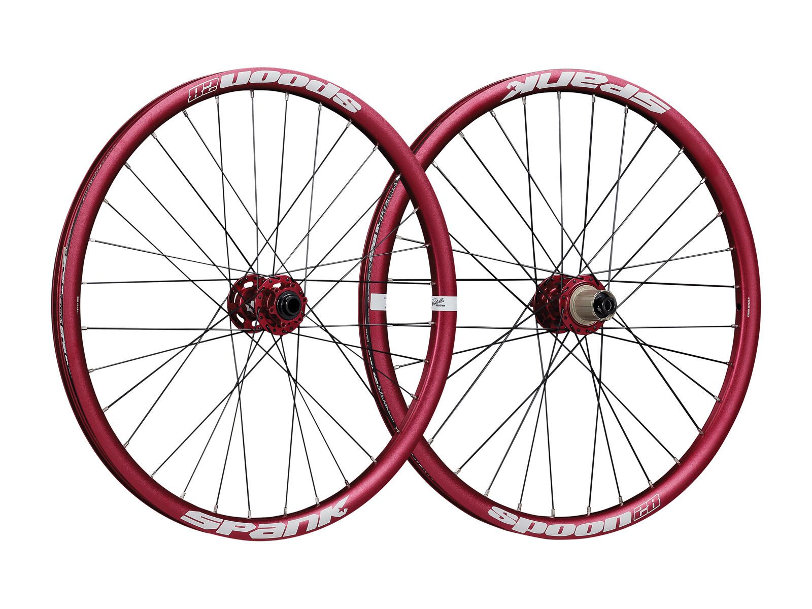 Spank Spoon 28-24 Wheelset, red - Bild 1