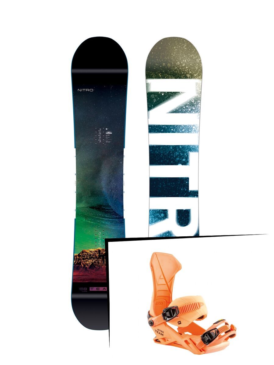 Set: Nitro Team Exposure Gullwing Wide 2019 + Nitro Team muted brights series orange - Bild 1