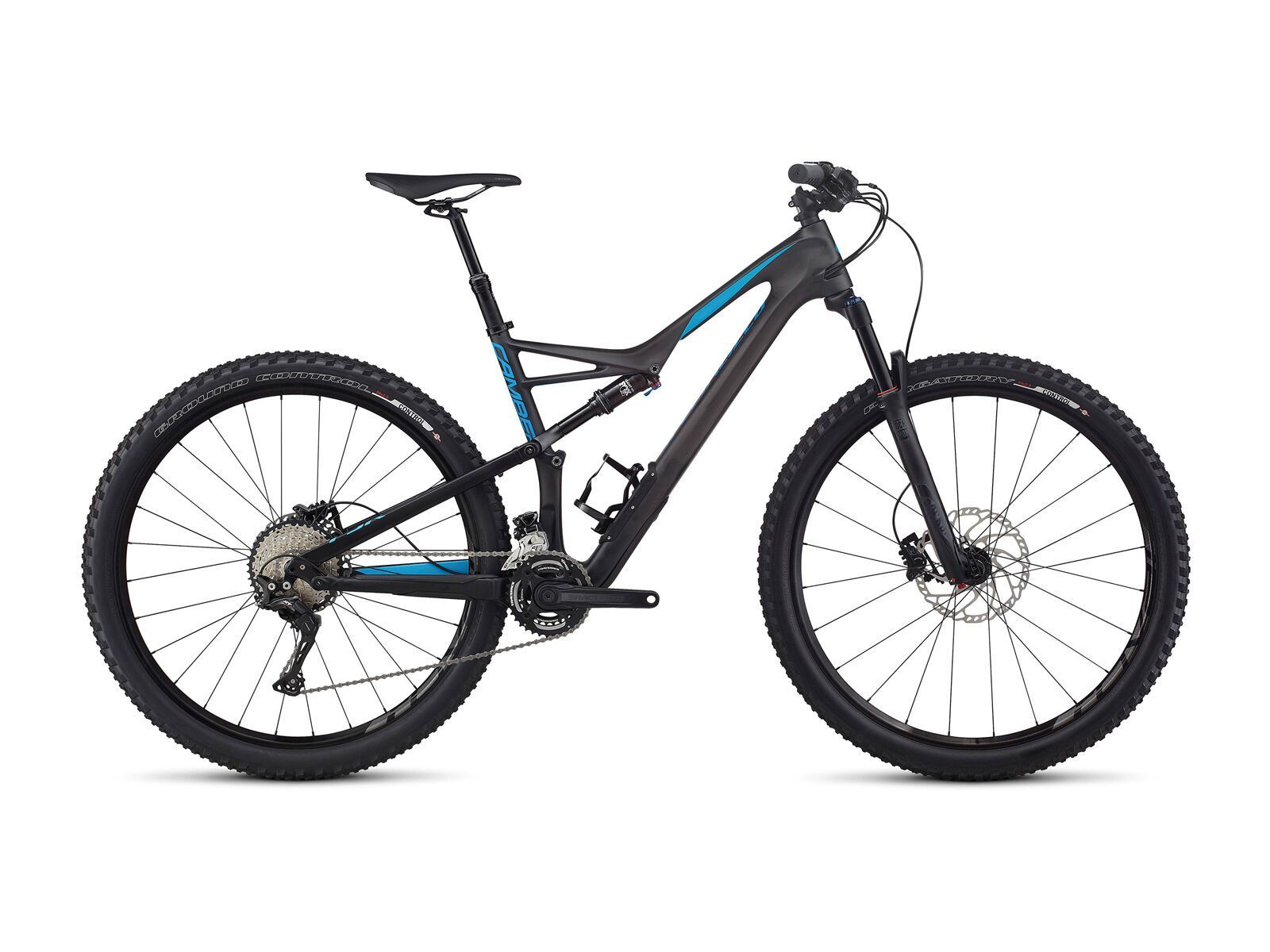 Specialized Camber FSR Comp Carbon 29 2x, satin carbon/neon blue - Bild 1