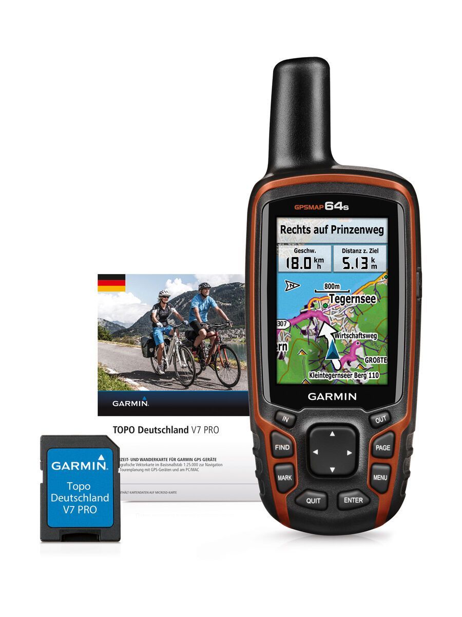*** 2. Wahl *** Garmin GPSMap 64 s (Bundle mit Topo Deutschland V7 Pro) - GPS-Gerät | - Bild 3