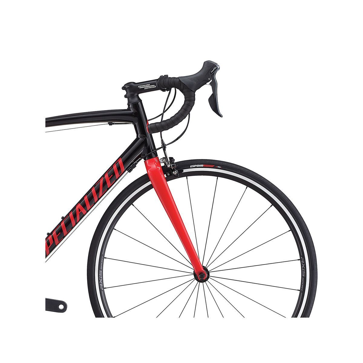 Specialized Allez E5 Sport, gloss tarmac black/flo red/white - Bild 5