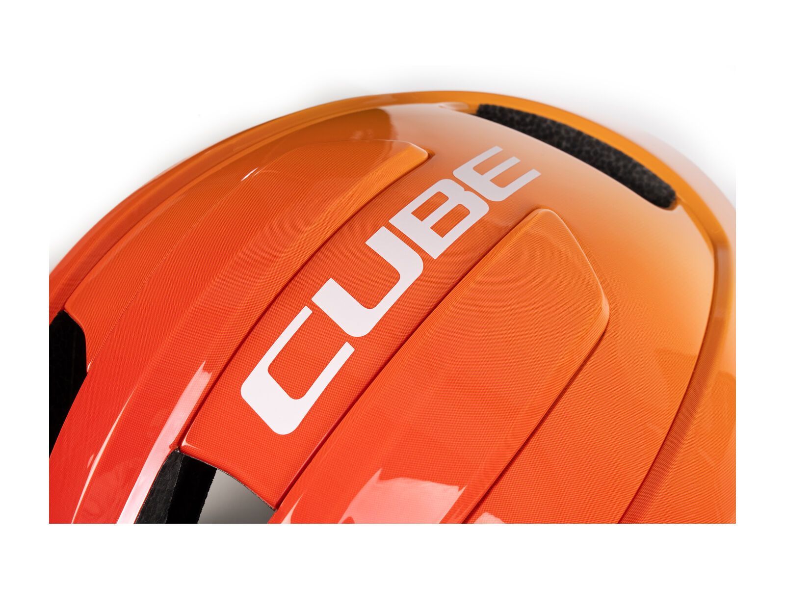 Cube Helm Heron Teamline, white'n'orange - Bild 5