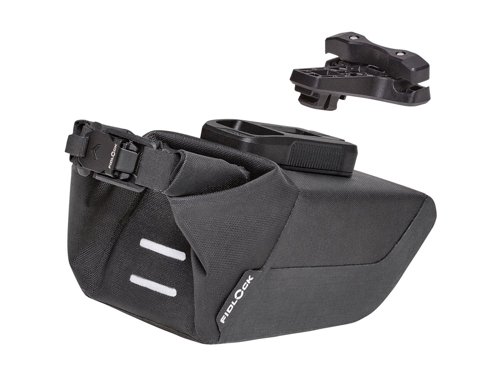 Fidlock Pinclip Saddle Bag S + Saddle Base, black - Bild 1