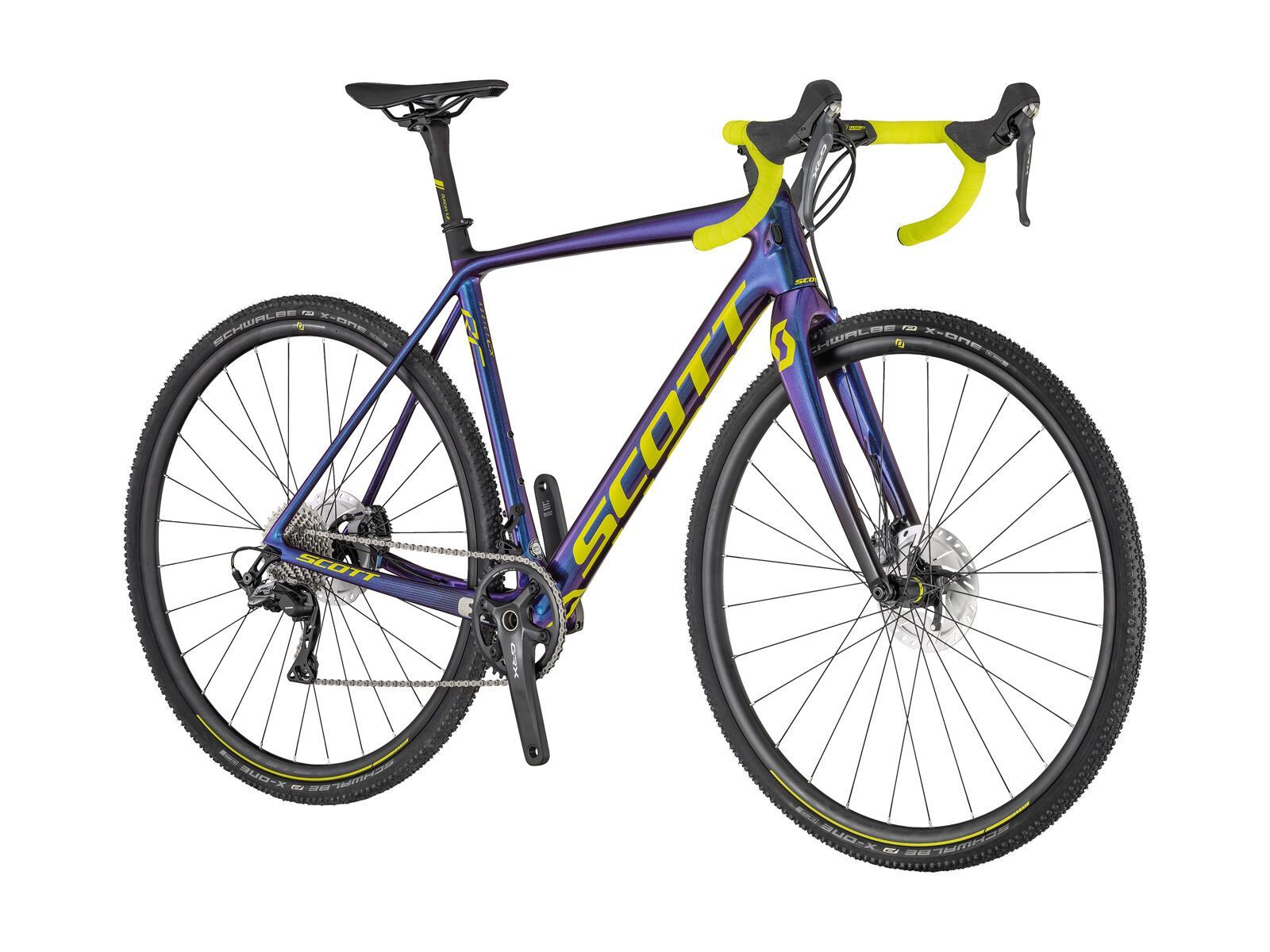 Scott Addict CX RC, chameleon blue/purple/yellow - Bild 2