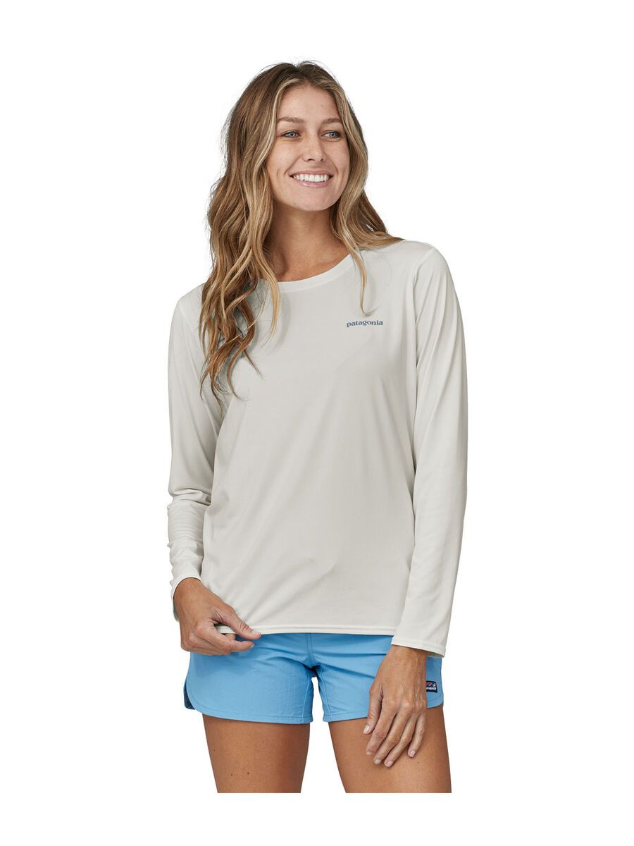 Patagonia Women's Long-Sleeved Capilene Cool Daily Graphic Shirt Waters, light plume grey/white - Bild 6