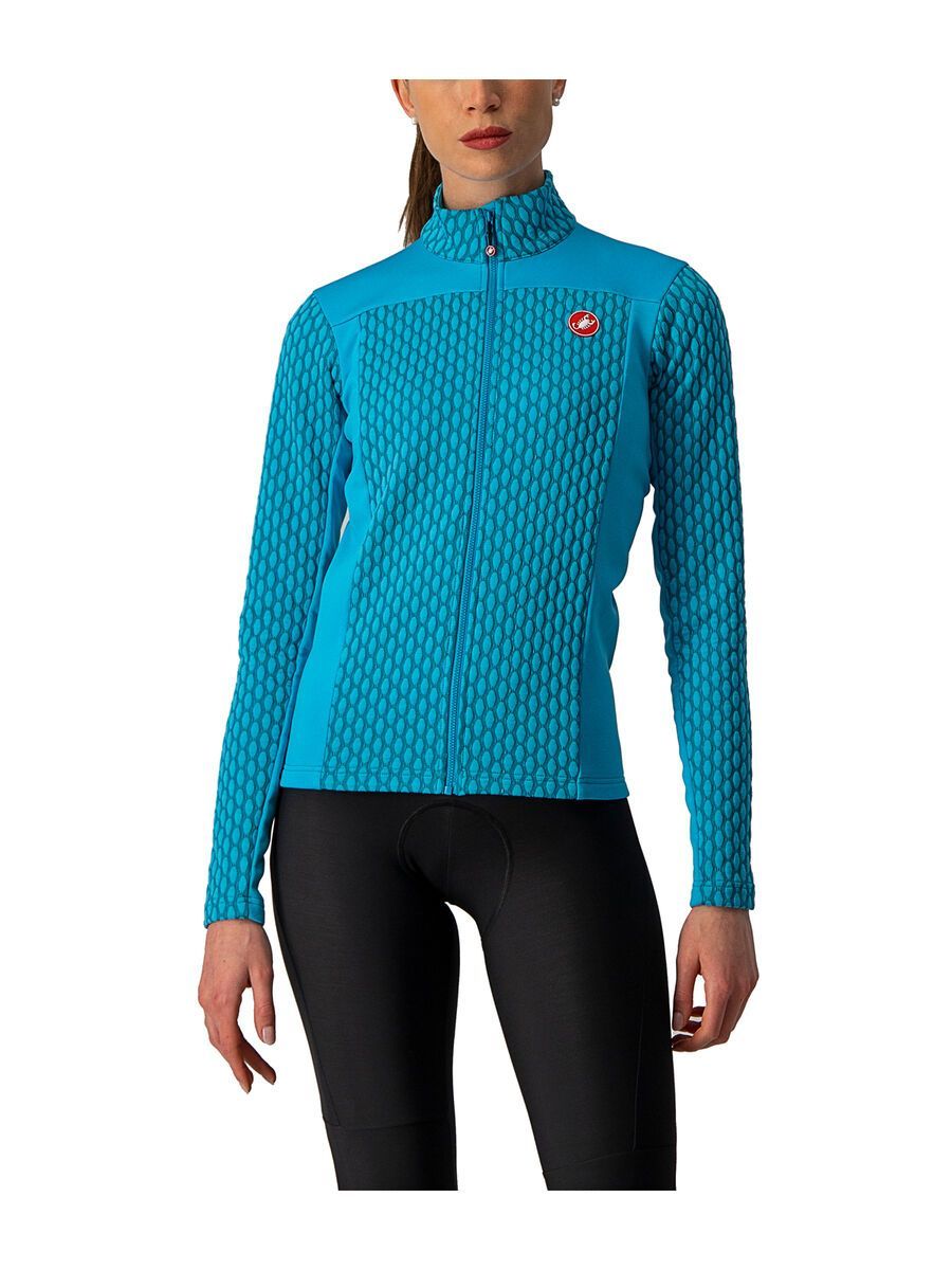 Castelli Sfida 2 Jersey FZ, teal blue/sky blue - Bild 1
