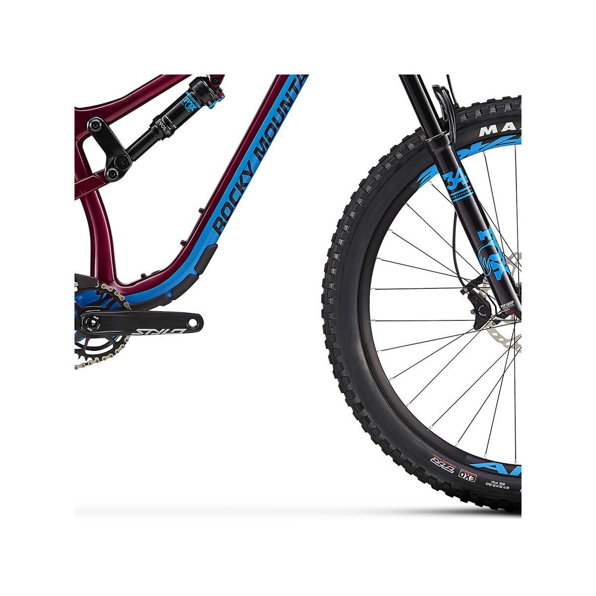 Rocky Mountain Pipeline Carbon 50, blue monday/raining blood/black in black - Bild 5