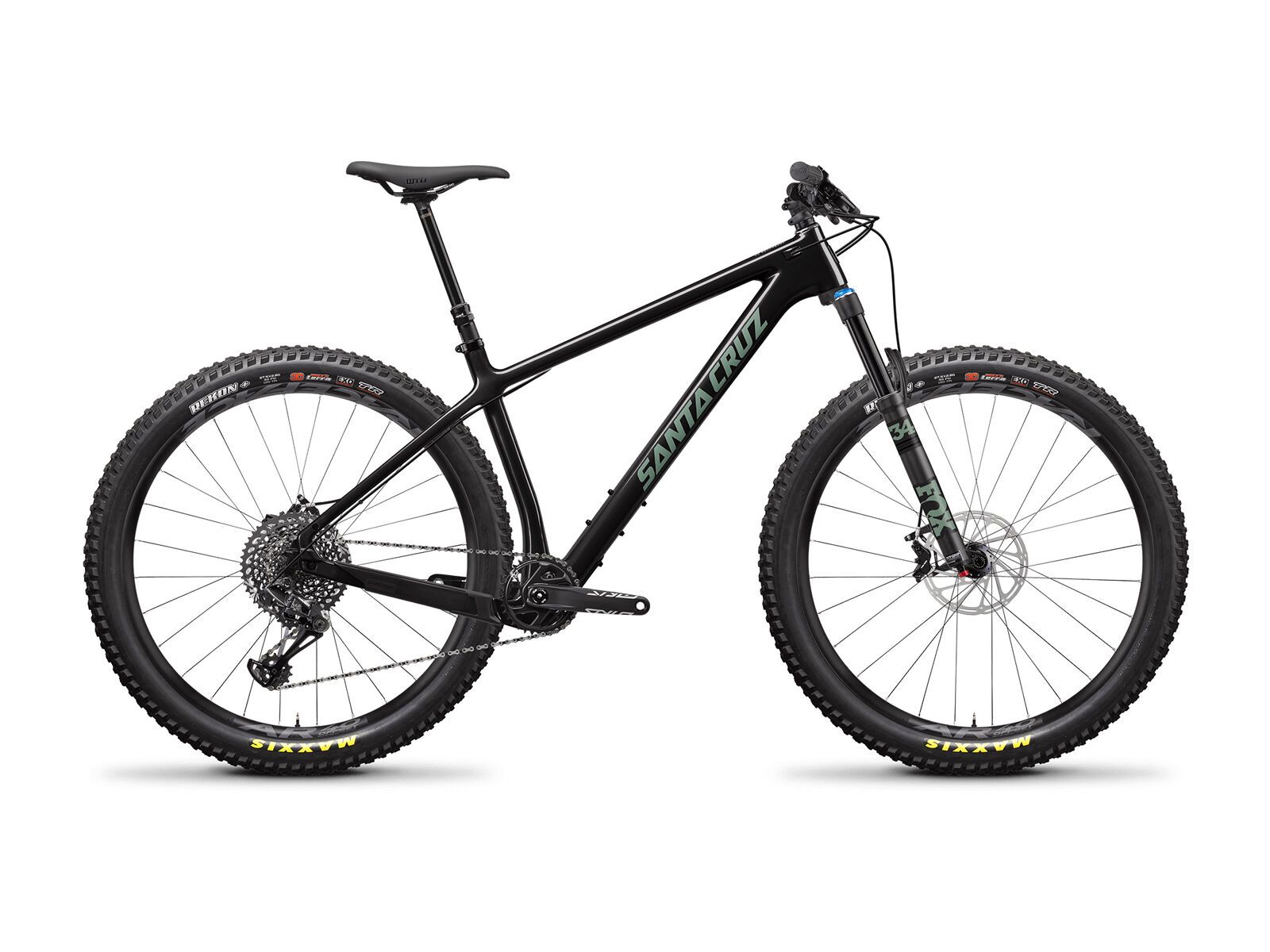 Santa Cruz Chameleon C S 27.5 Plus, gloss carbon and green - Bild 1