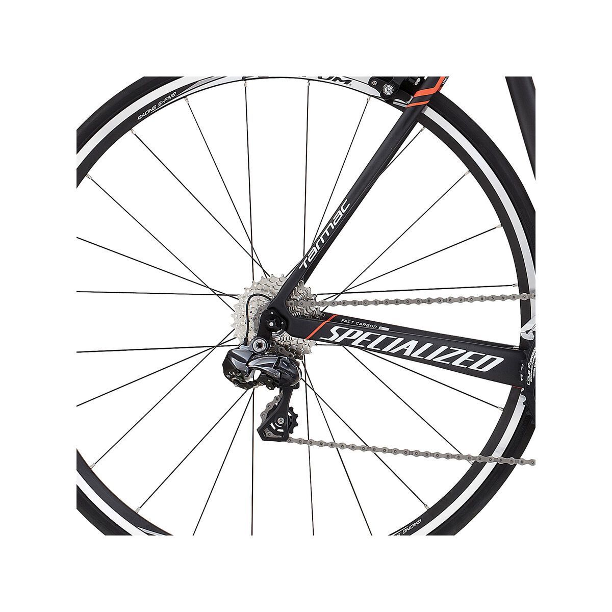 Specialized Tarmac Comp Ultegra Di2 CEN, satin carbon/moto orange/white - Bild 4