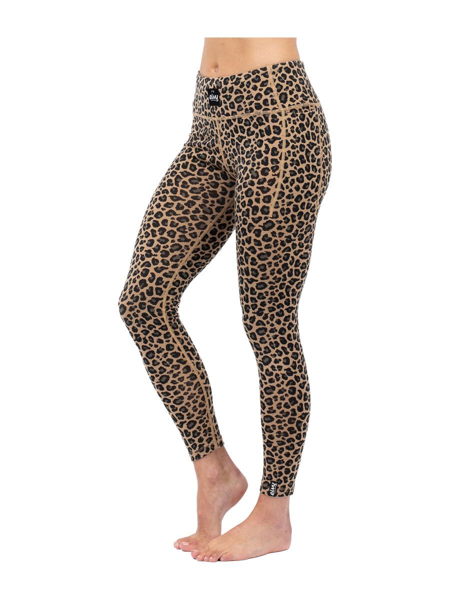 Eivy Pocket Merino Wool Tights, leopard - Bild 3