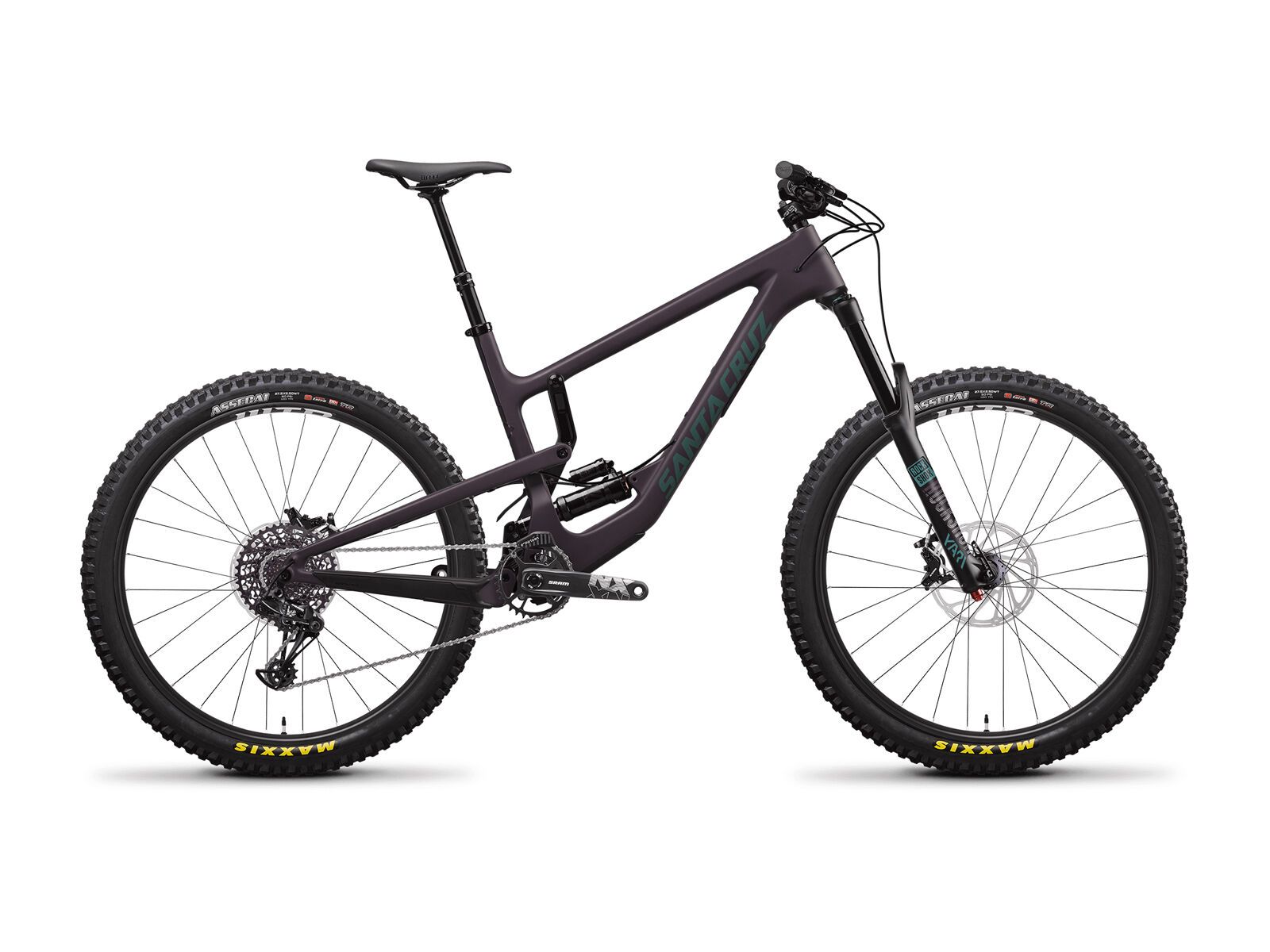 Santa Cruz Nomad C R, eggplant and aquarius green - Bild 1