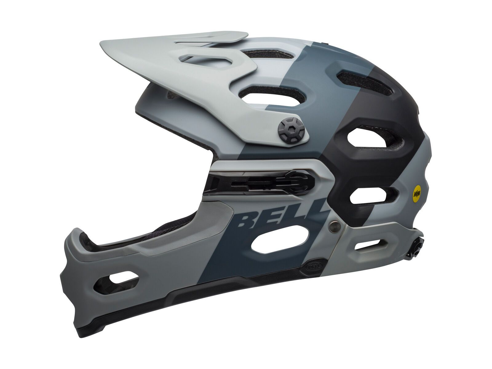 Bell Super 3R MIPS Downdraft, matte gray/gunmetal - Bild 2