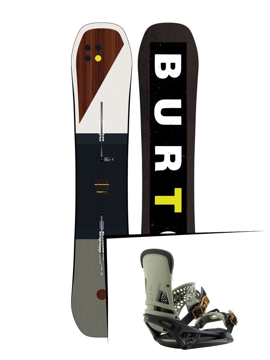 Set: Burton Custom Flying V 2019 +  Malavita EST (2218363S) - Bild 1