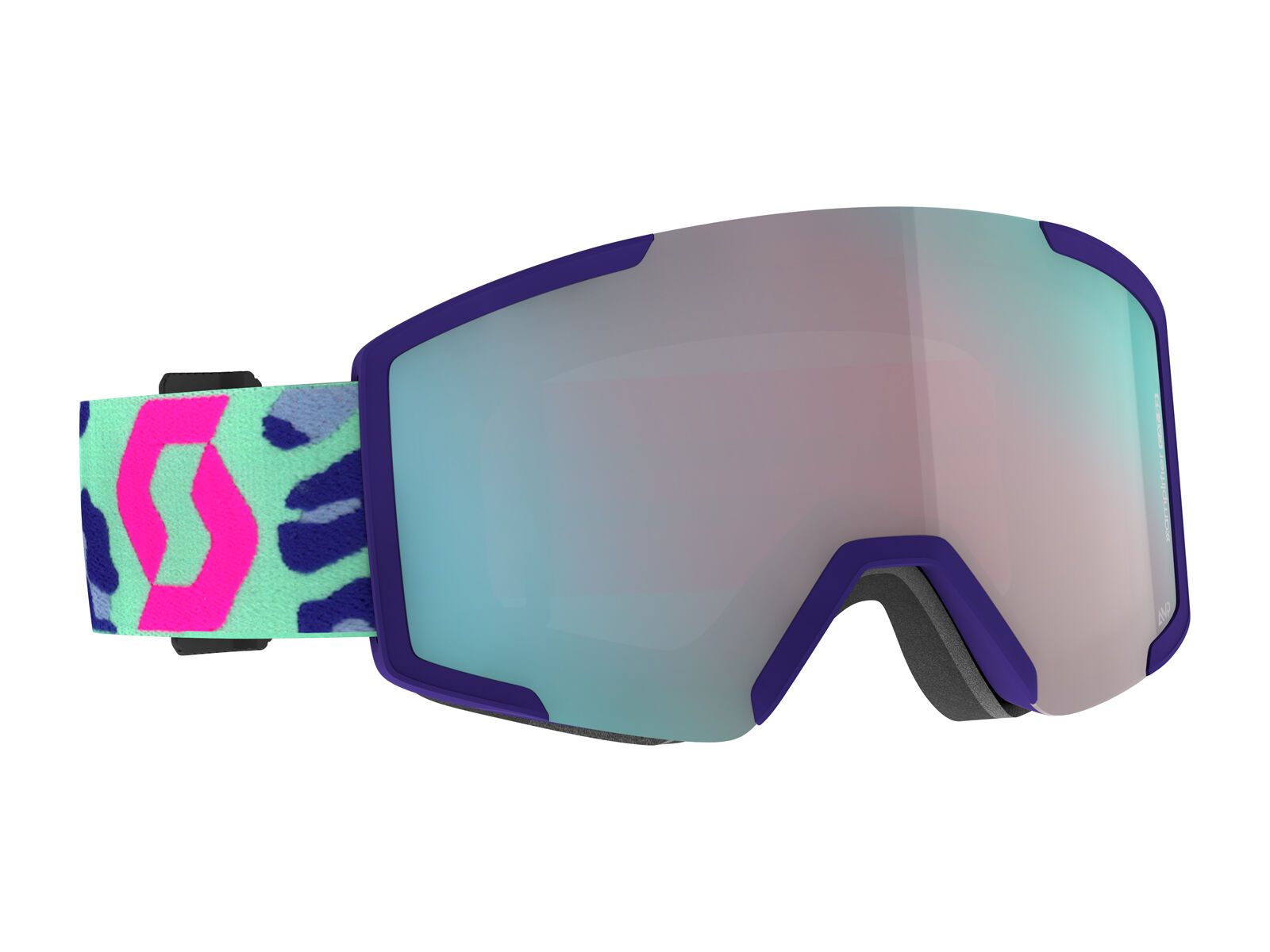 Scott Shield - Enhancer Aqua Chrome + WS, mint green/neon pink - Bild 1