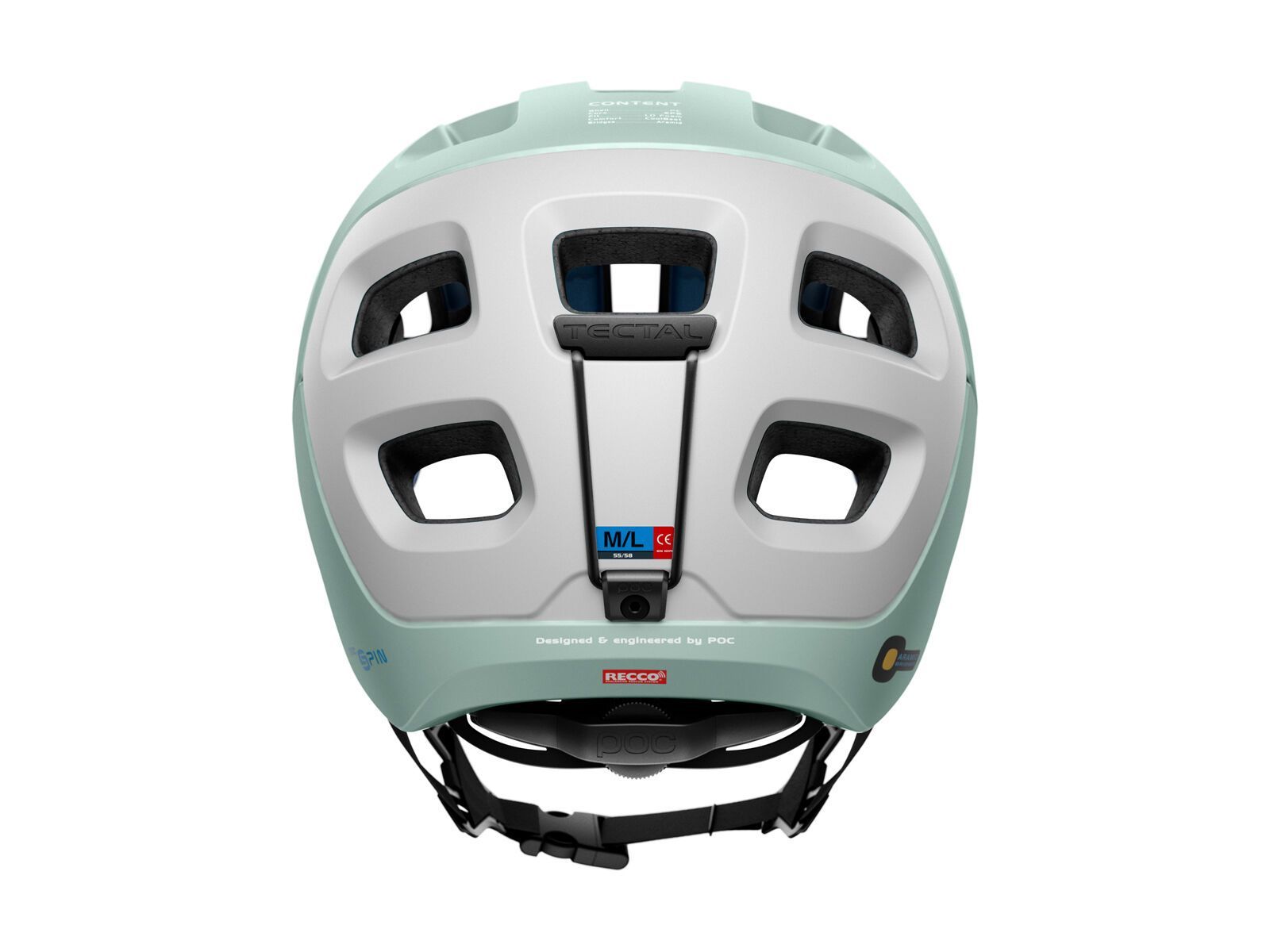 POC Tectal Race SPIN, apophyllite green/hydrogen white matt - Bild 3