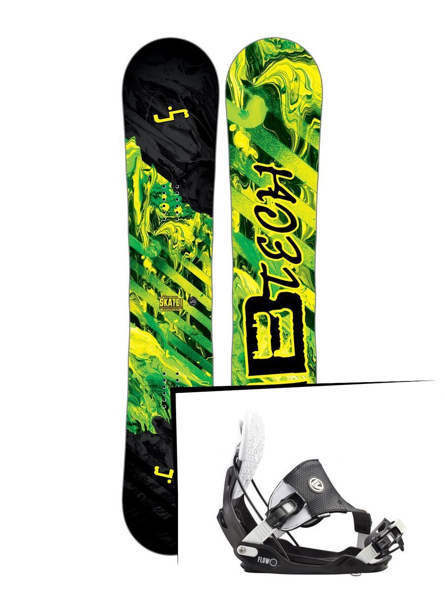 Set: Lib Tech Sk8 Banana 2017 + Flow Five Hybrid (1513190S) - Bild 1