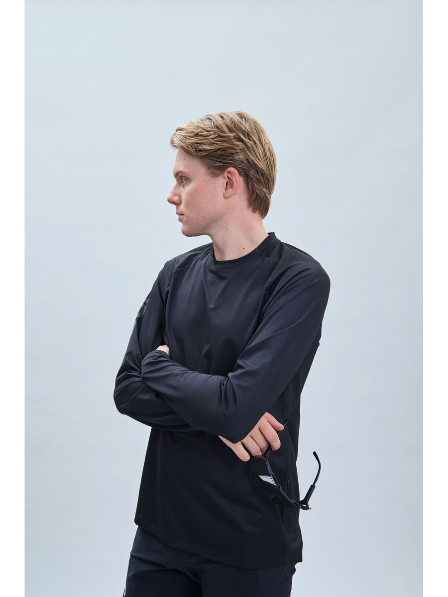 POC M's Essential MTB LS Jersey, uranium black - Bild 5