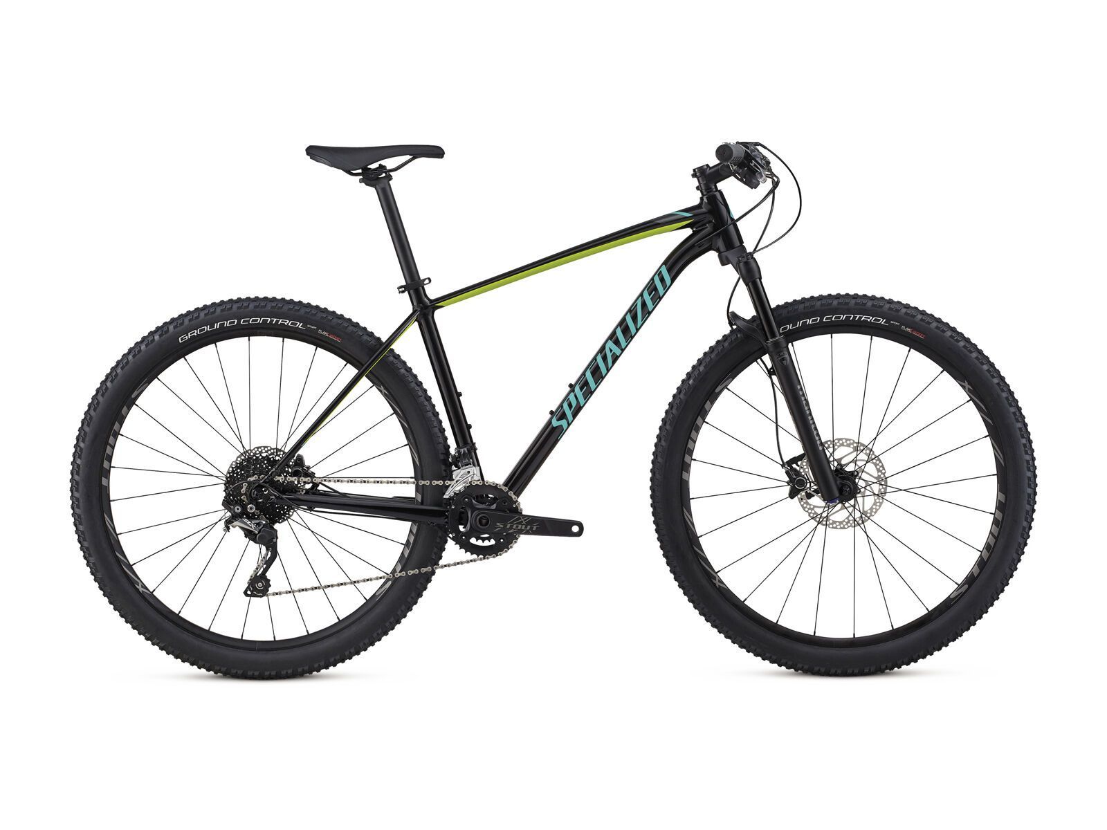 Specialized Rockhopper Pro, gloss tarmac black/hyper/acid mint - Bild 1
