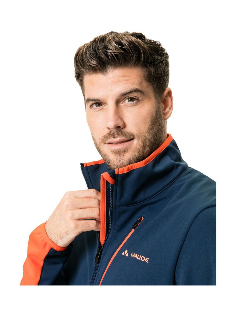 Vaude Men's Matera Softshell Jacket, dark sea/red - Bild 5
