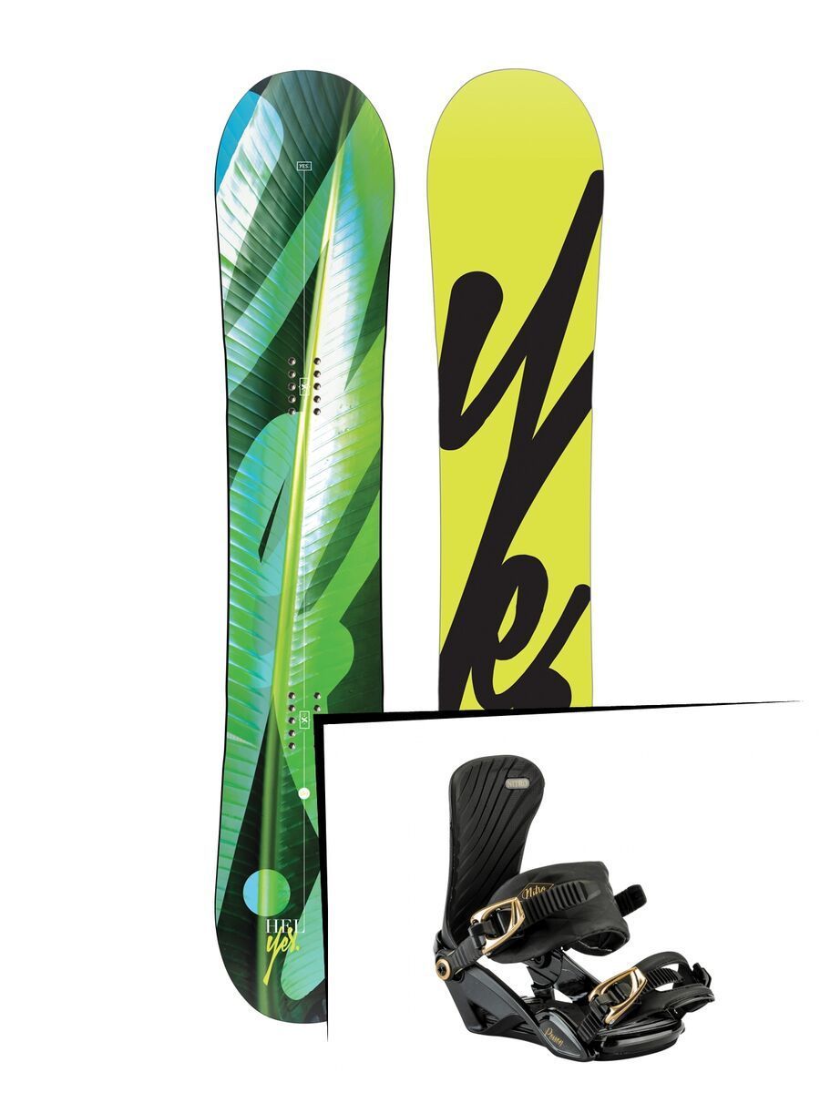 Set: Yes HEL YES. 2019 + Nitro Poison black silk - Bild 1