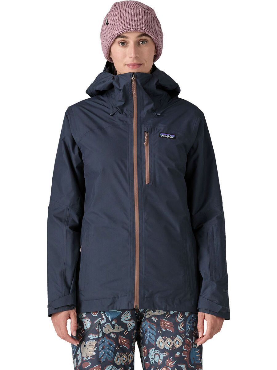 Patagonia Women's Insulated Powder Town Jacket, smolder blue w/dulse mauve - Bild 2