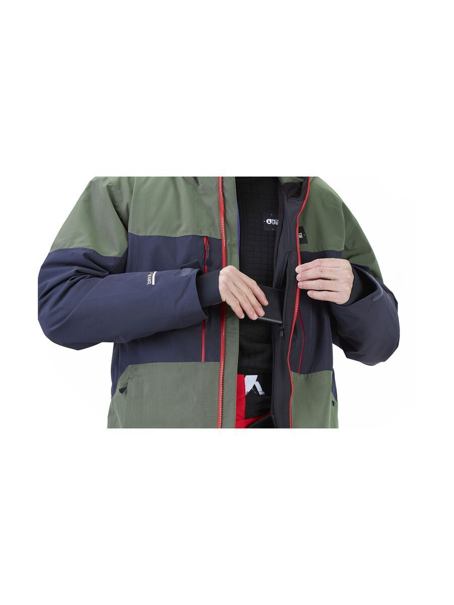 Picture Object Jacket, dark blulychen green - Bild 11