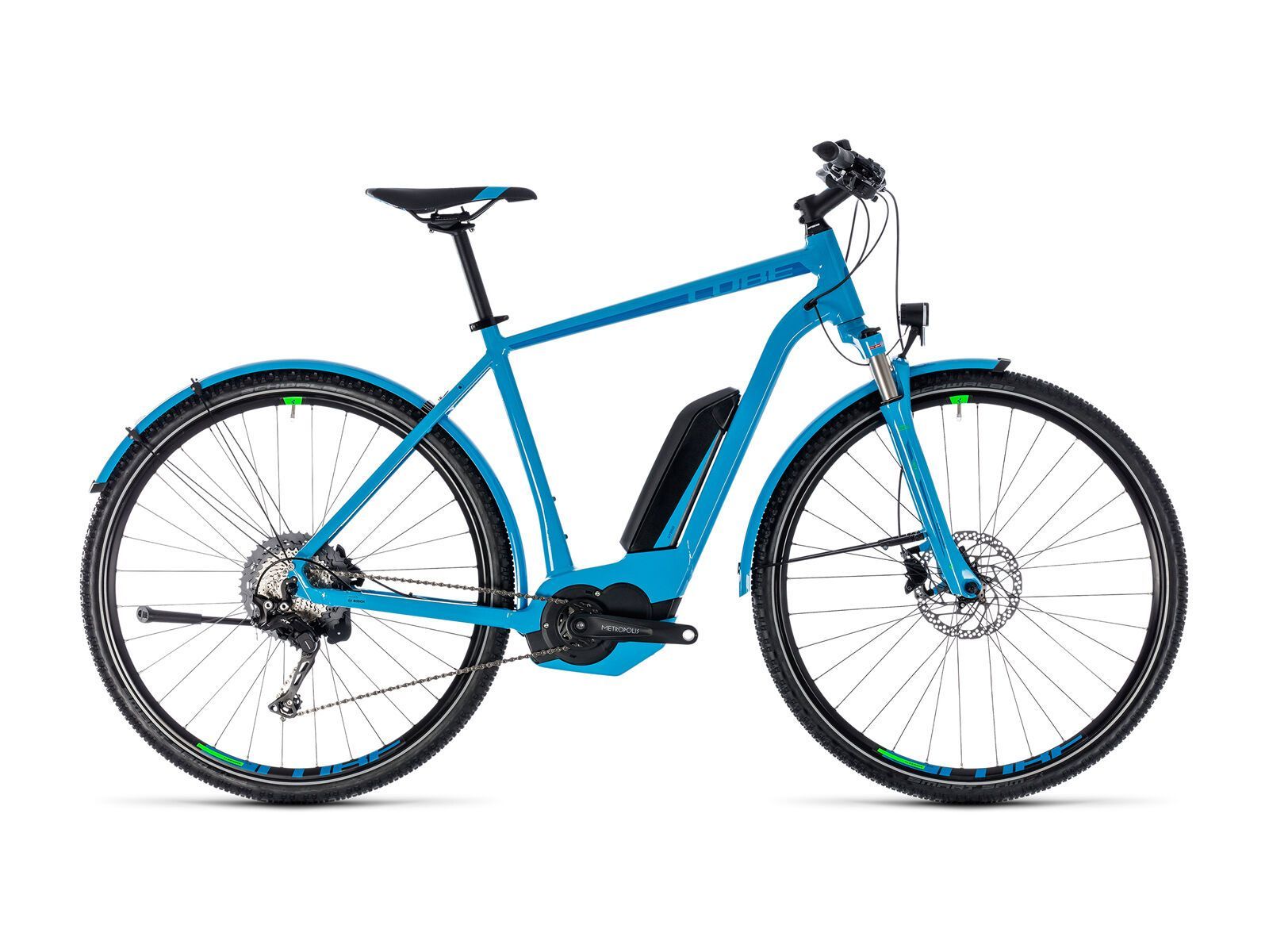 Cube Cross Hybrid Race Allroad 500, blue´n´green - Bild 1