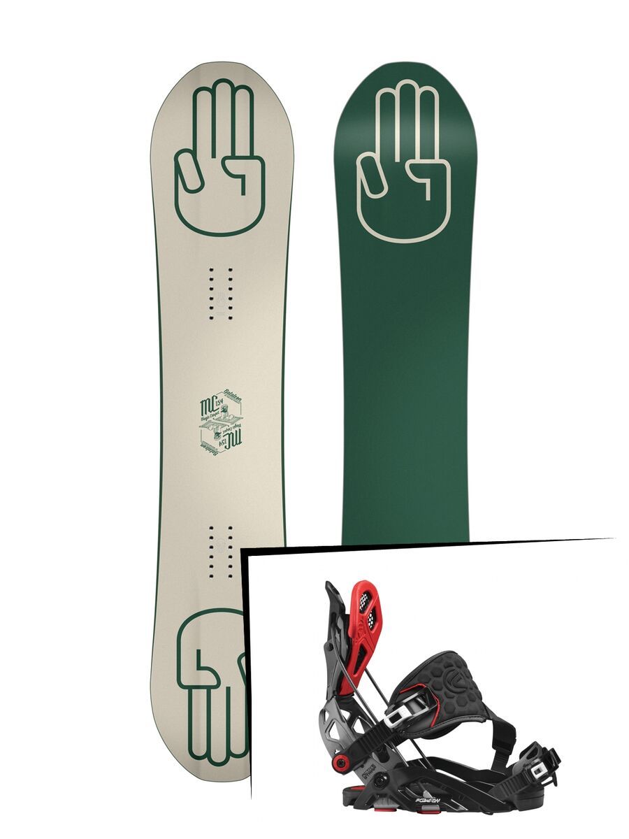 Set: Bataleon Magic Carpet 2017 + Flow Fuse-GT Hybrid (1718348S) - Bild 1