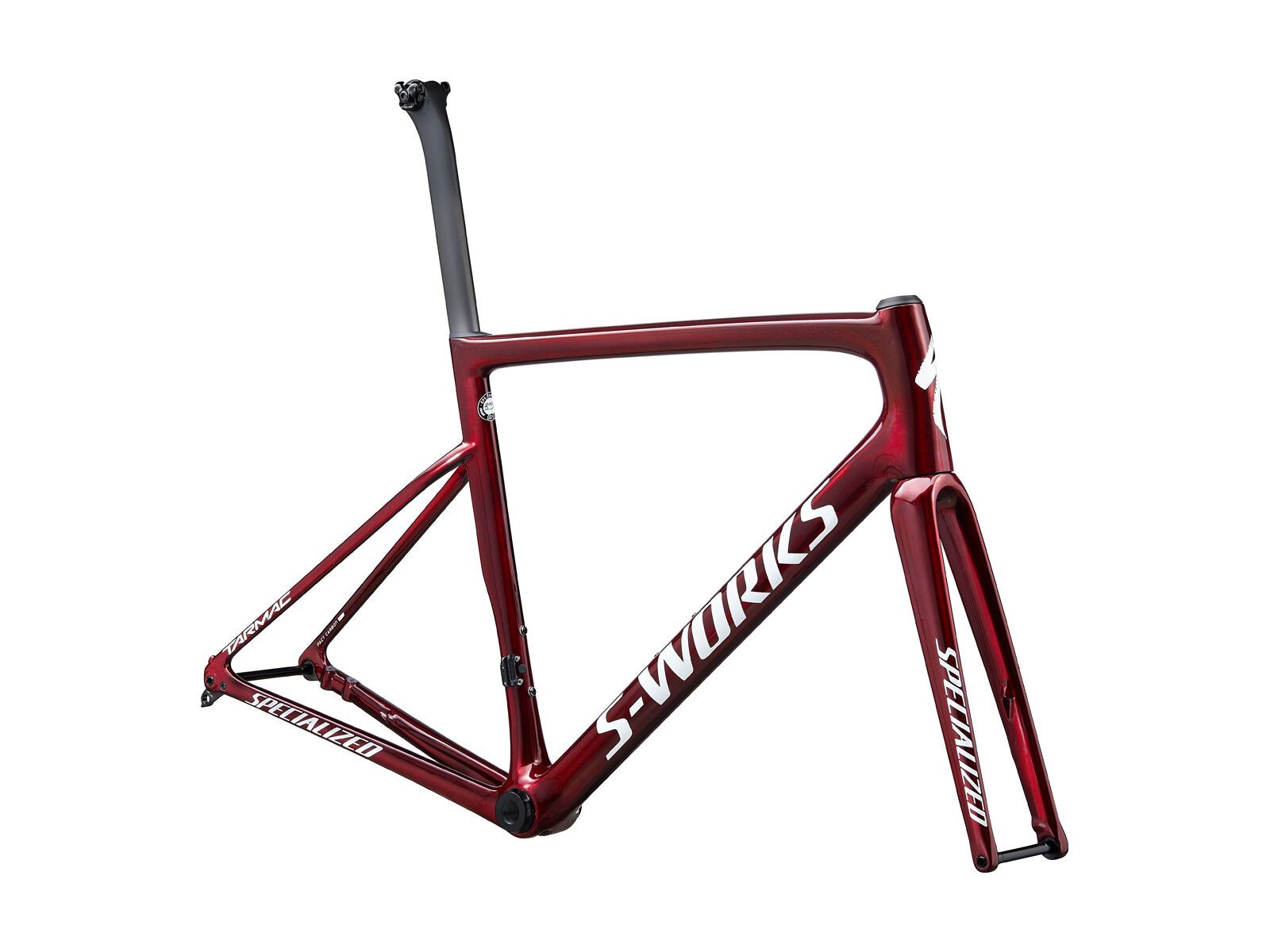 Specialized S-Works Tarmac Disc Frameset, gloss spectraflair/red tint/metallic white silver - Bild 1