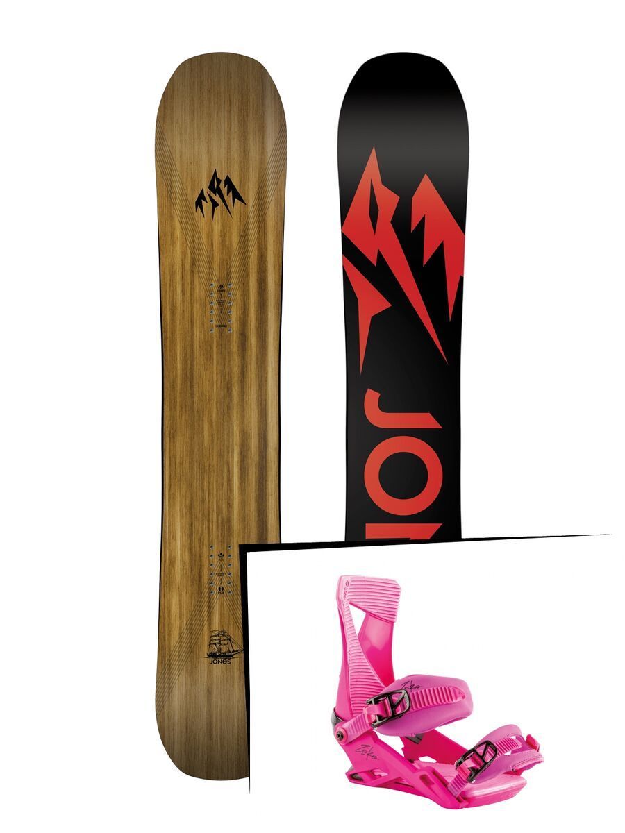 Set: Jones Flagship 2019 + Nitro Zero muted brights series raspberry - Bild 1