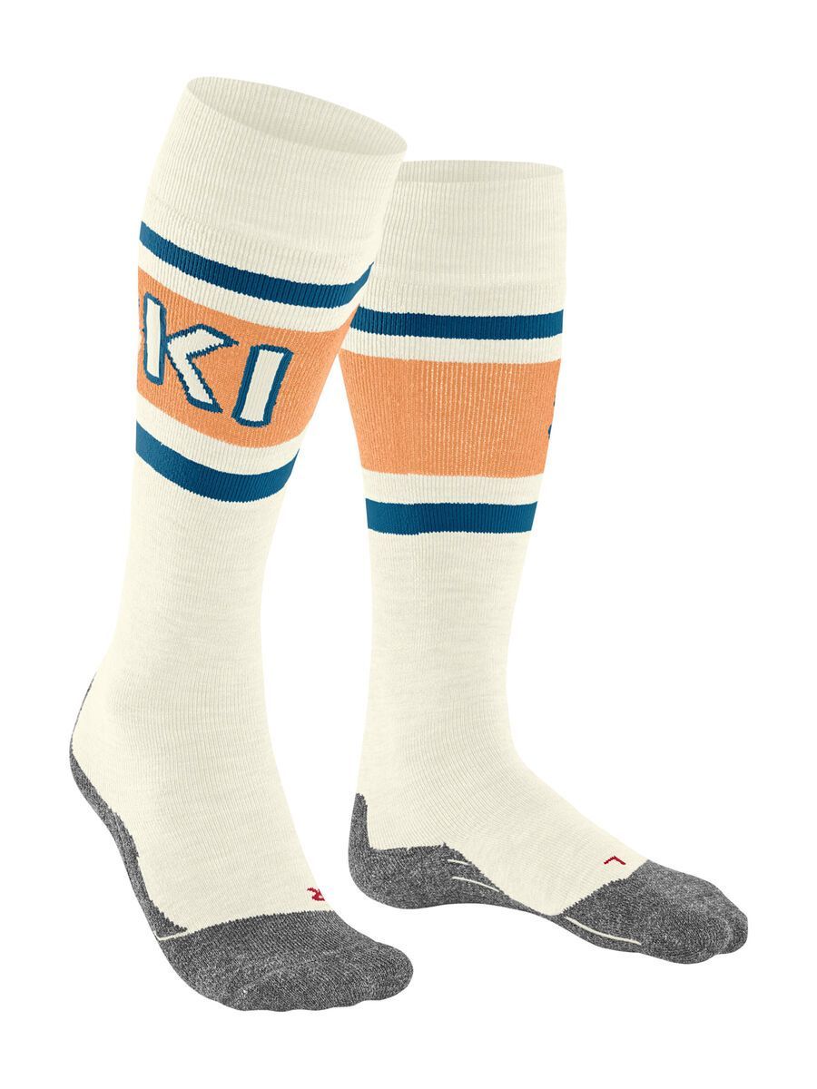 Falke SK2 Intermediate Damen, offwhite-neon red - Bild 1