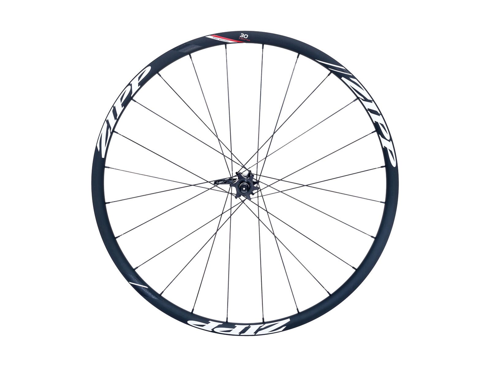 Zipp 30 Course Disc-brake Clincher, schwarz / weiße Aufkleber - Bild 1