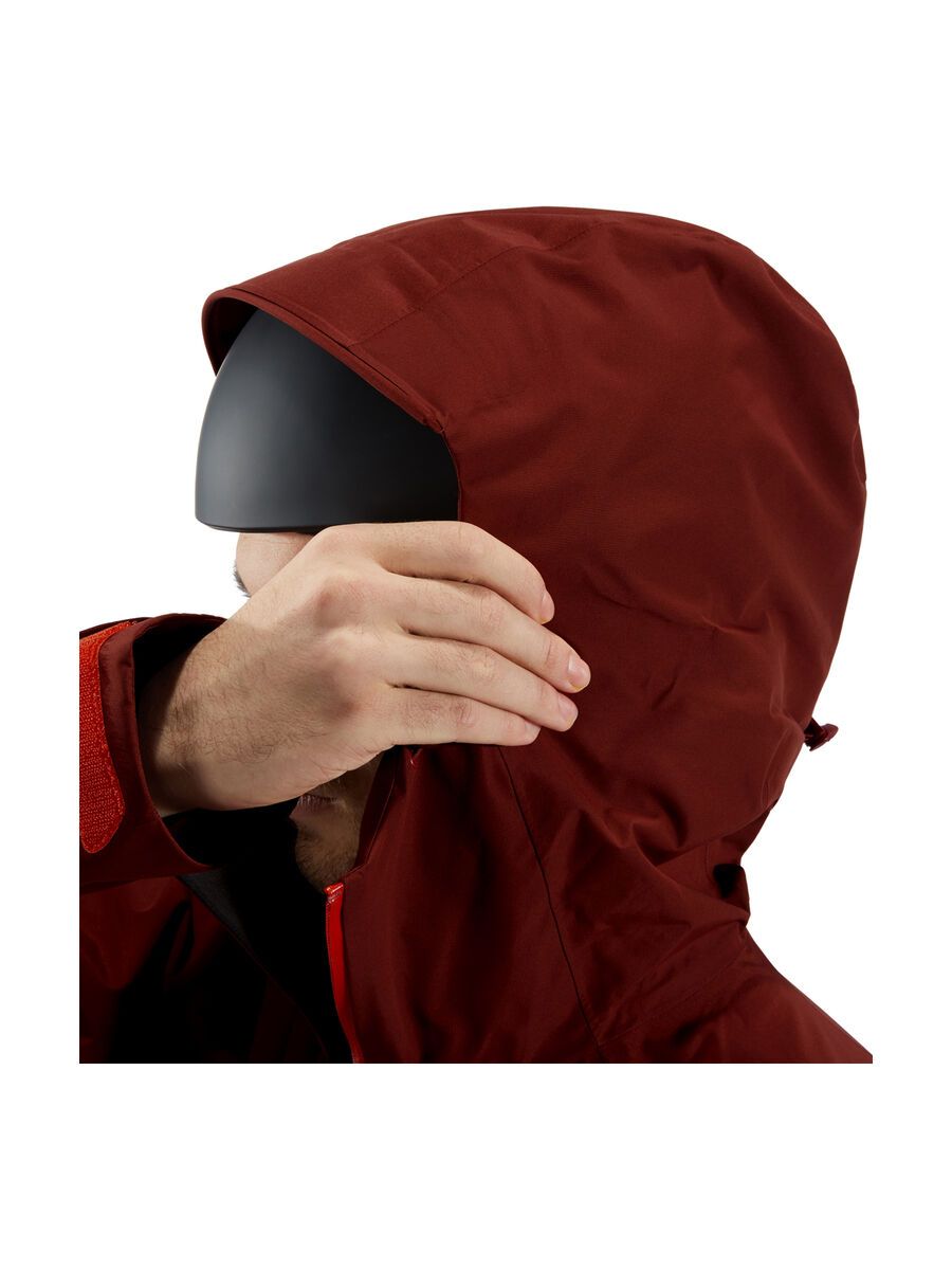 Haglöfs Niva Jacket Men, maroon red/habanero  - Bild 6