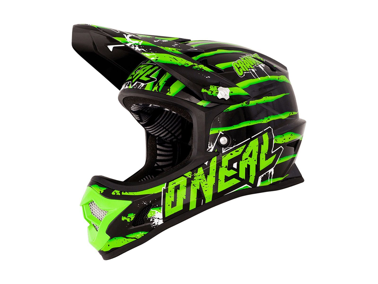 ONeal Fury Fidlock DH Helmet Evo Crawler, black/green - Bild 1
