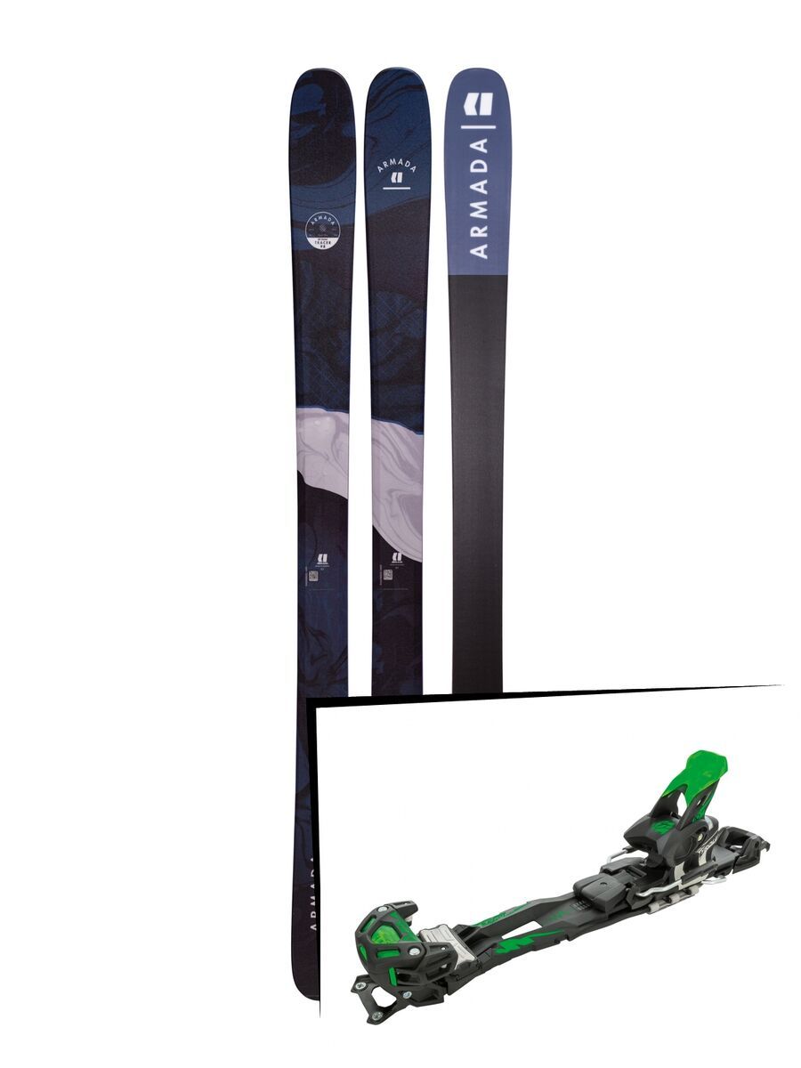 Set: Armada Tracer 98 2019 + Tyrolia Adrenalin 16 solid black flash green - Bild 1