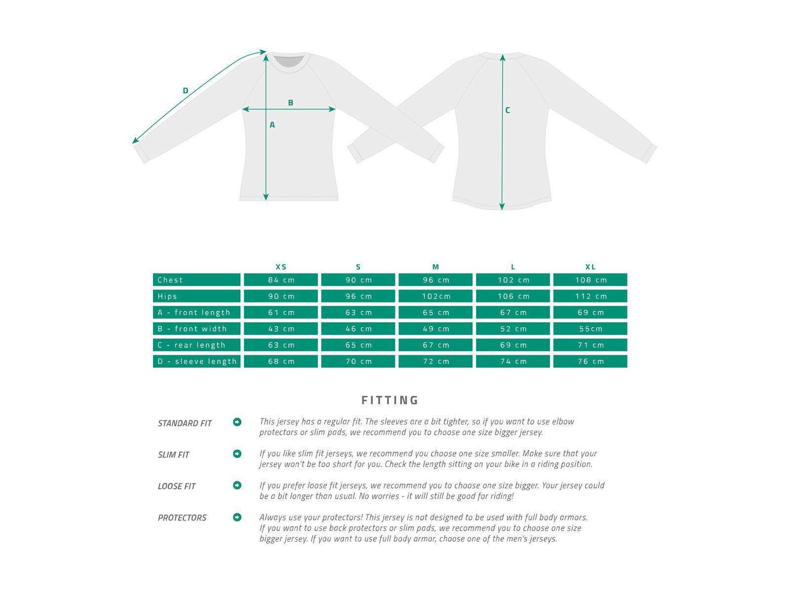 Rocday Line Jersey, melange / teal - Bild 2