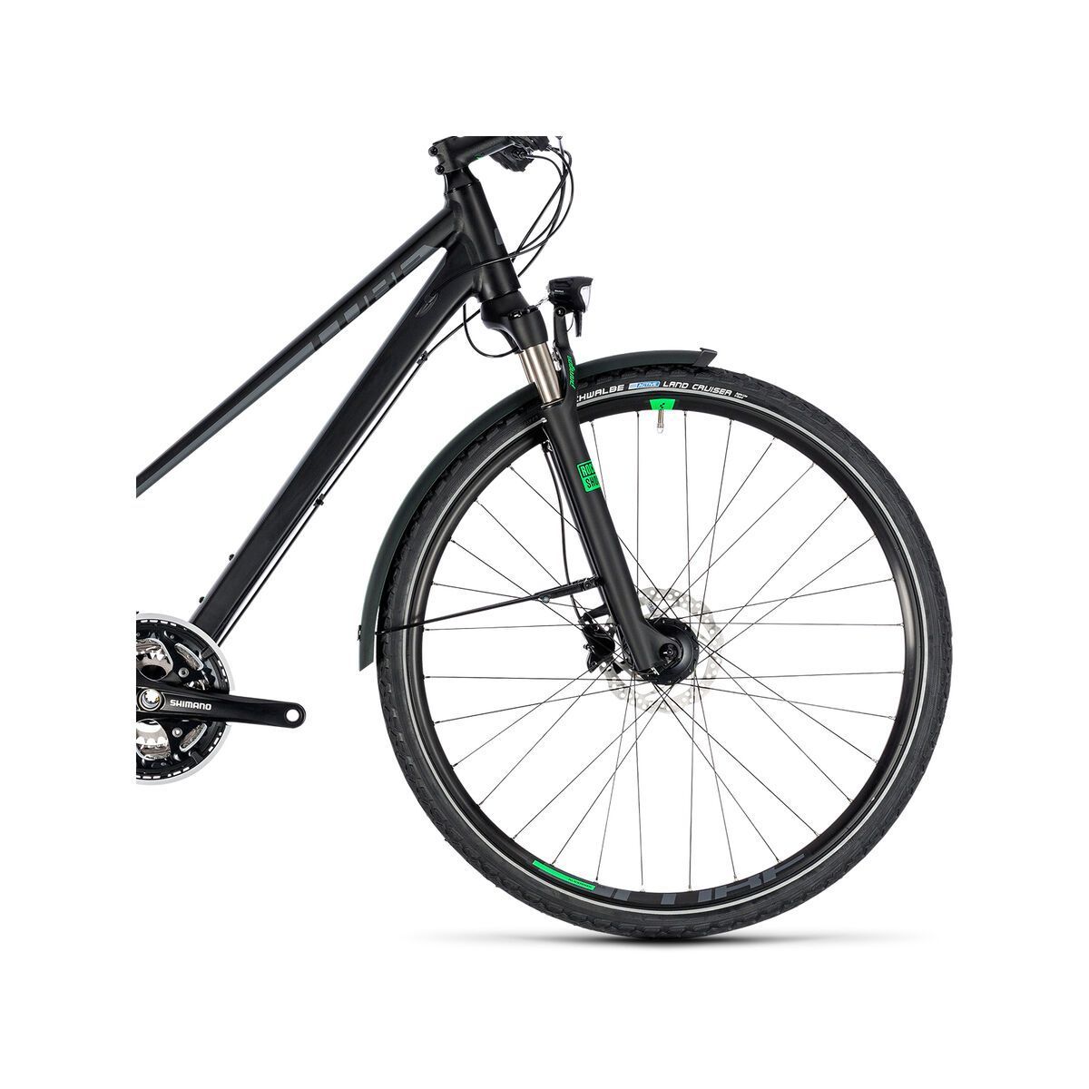 Cube Cross Allroad Trapeze, black´n´green - Bild 3