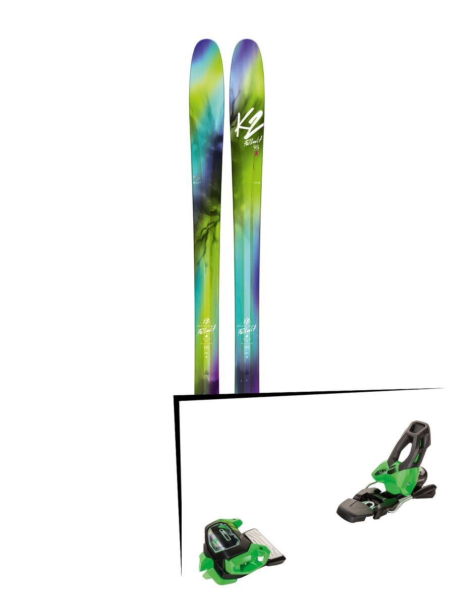 Set: K2 SKI FulLUVit 95Ti 2018 + Tyrolia Attack² 11 GW green - Bild 1