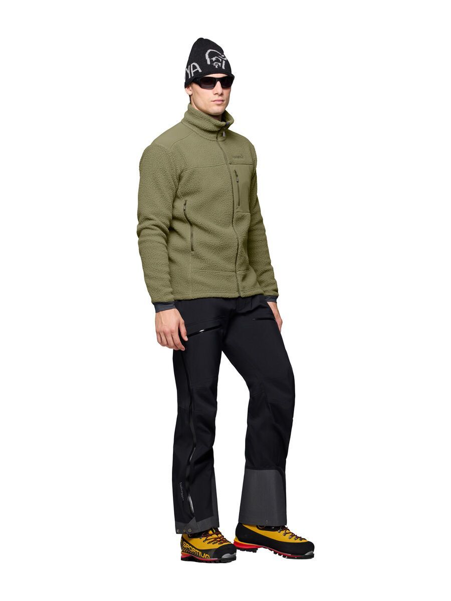 Norrona trollveggen warm3 Jacket M's, deep lichen green - Bild 4