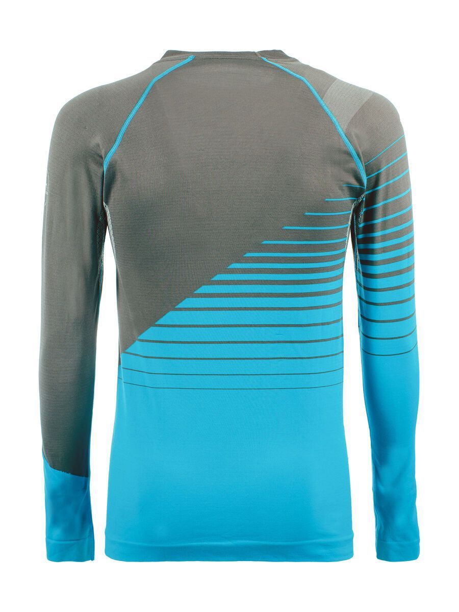 La Sportiva Artic Long Sleeve M, carbon/tropic blue - Bild 2