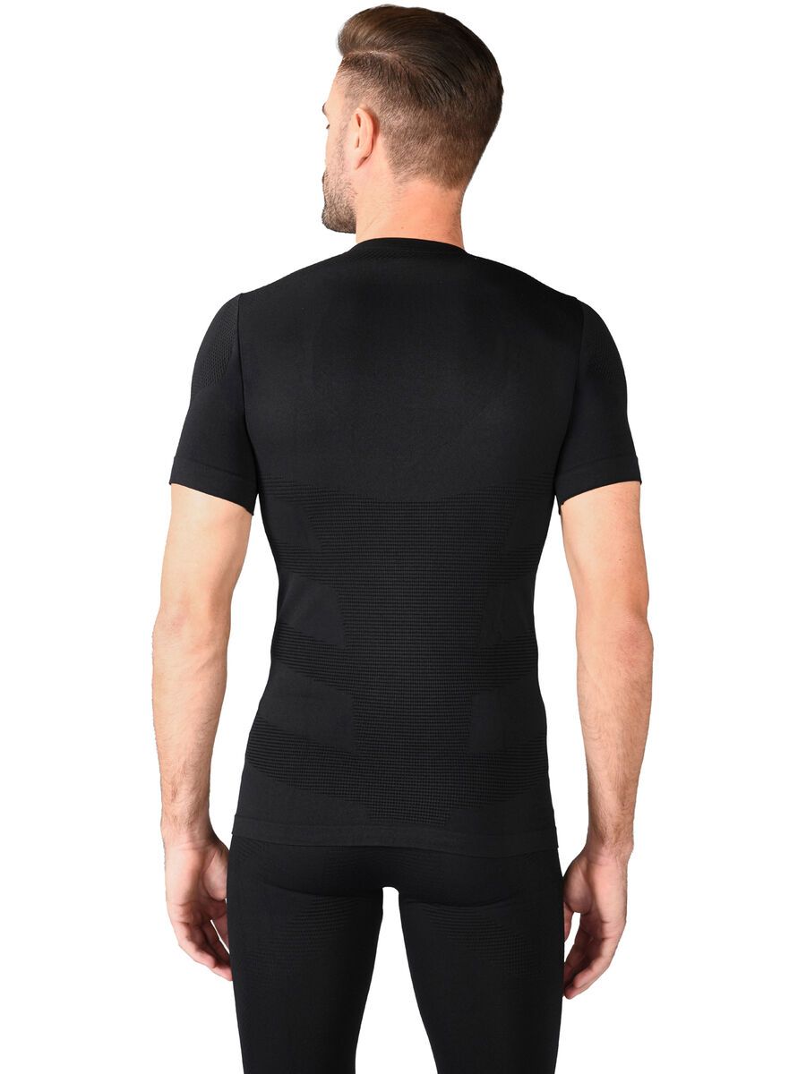 Iron-ic Techno Fleece Short-Sleeve T-Shirt Thermic - Man, black - Bild 5