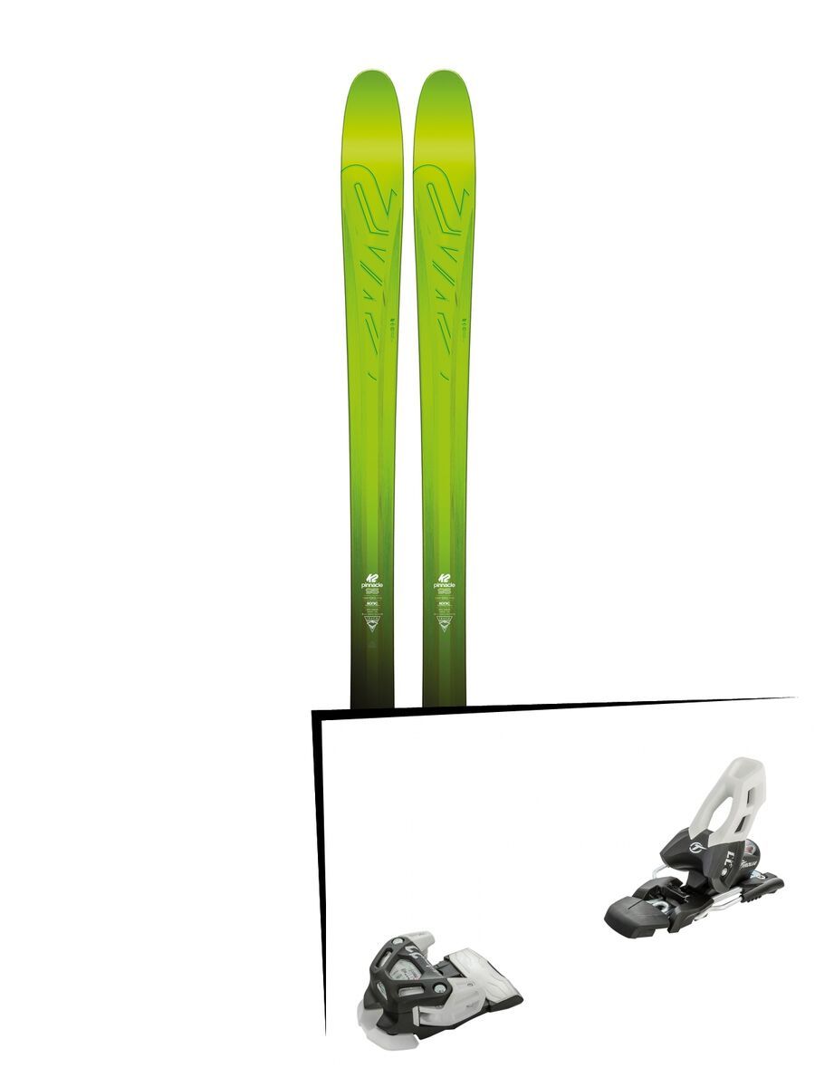 Set: K2 SKI Pinnacle 95 2017 + Tyrolia Attack 11 100 mm, solid black white - Skiset - Bild 1