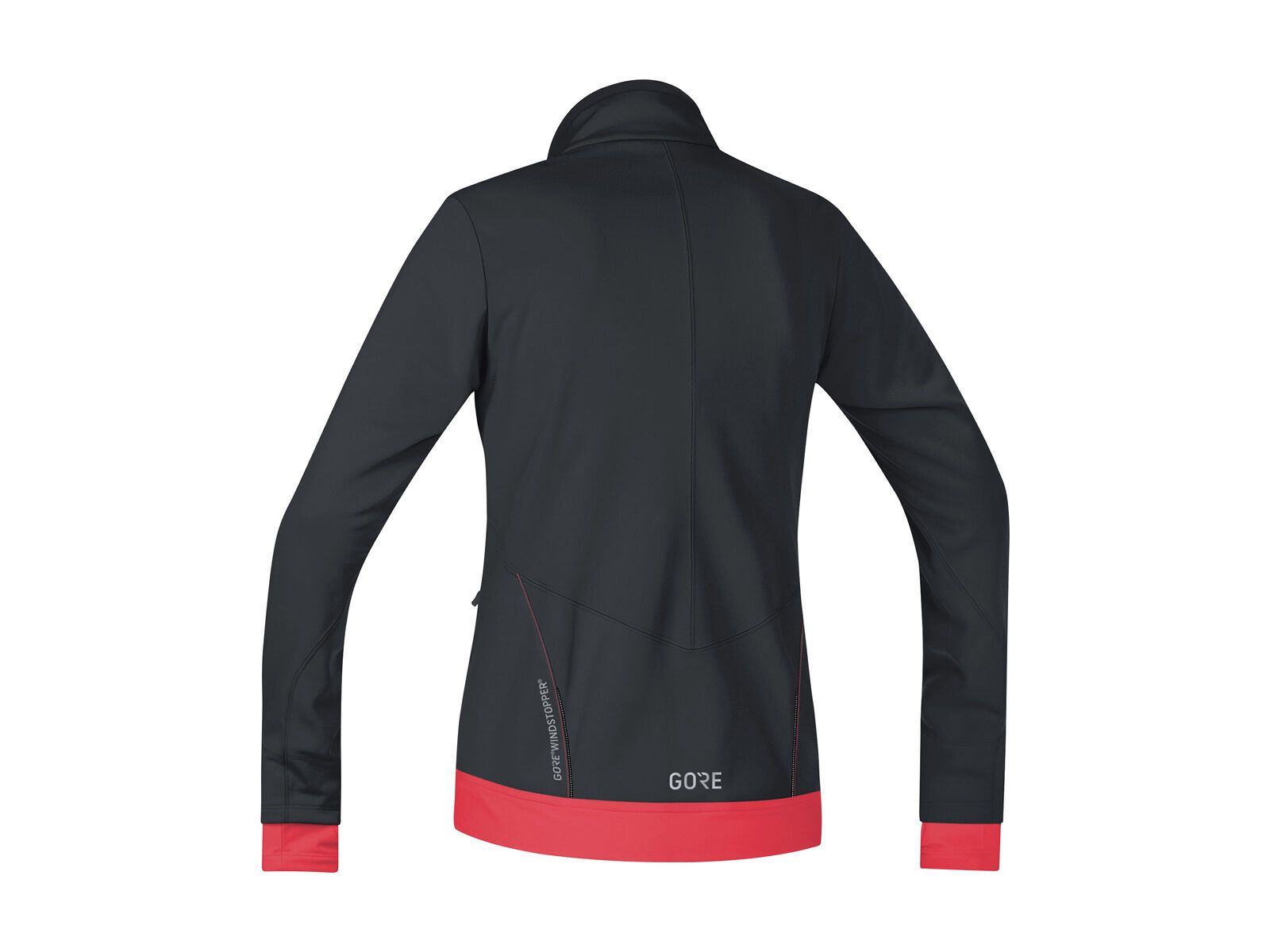 GOREWEAR C3 Damen Gore Windstopper Thermo Jacke, black/hibiscus pink - Bild 3