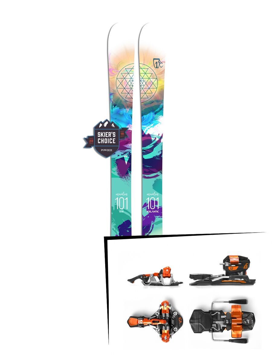 Set: Icelantic Maiden 101 2018 + G3 Ion 12 - Bild 1