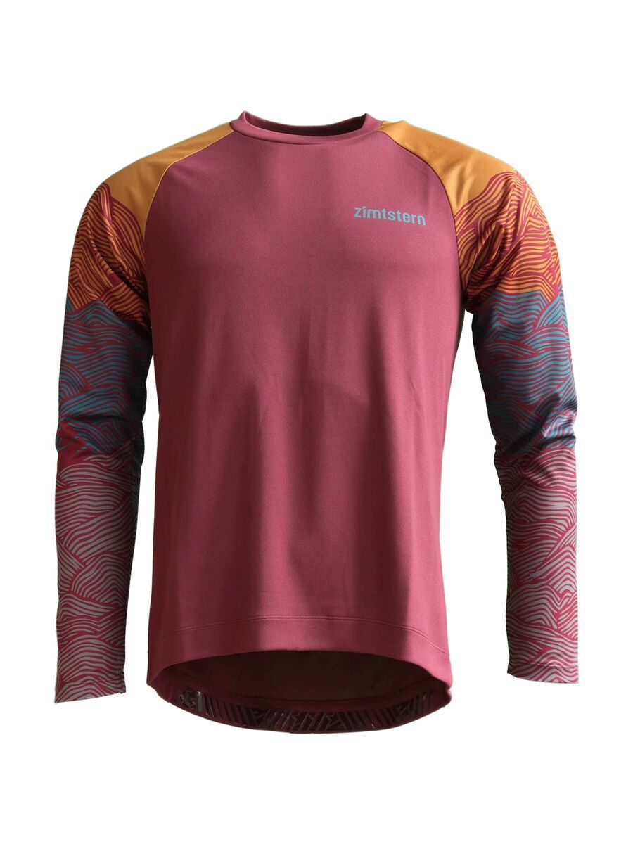 Zimtstern Braapz Shirt LS Men, windsor wine - Bild 1