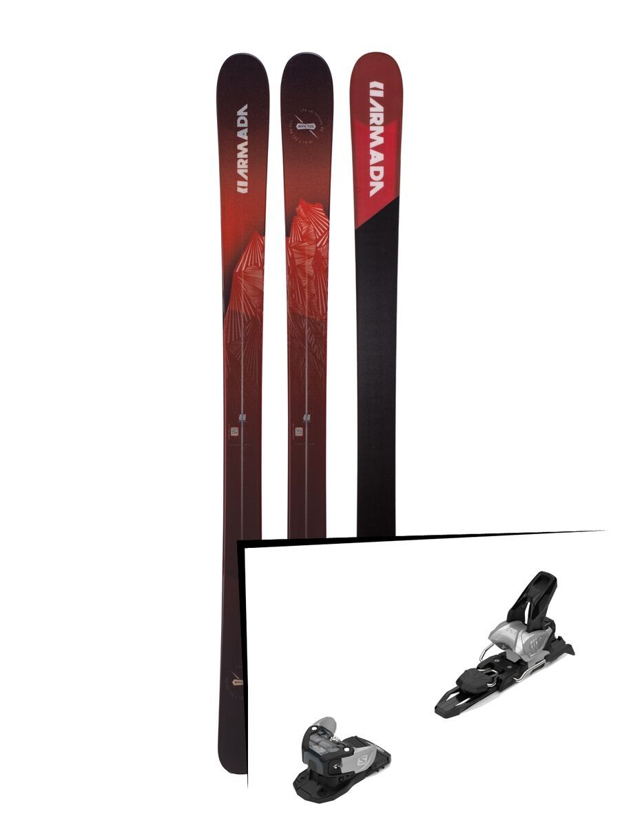 Set: Armada Invictus 95 2019 + Salomon Warden MNC 11 silver/black - Bild 1