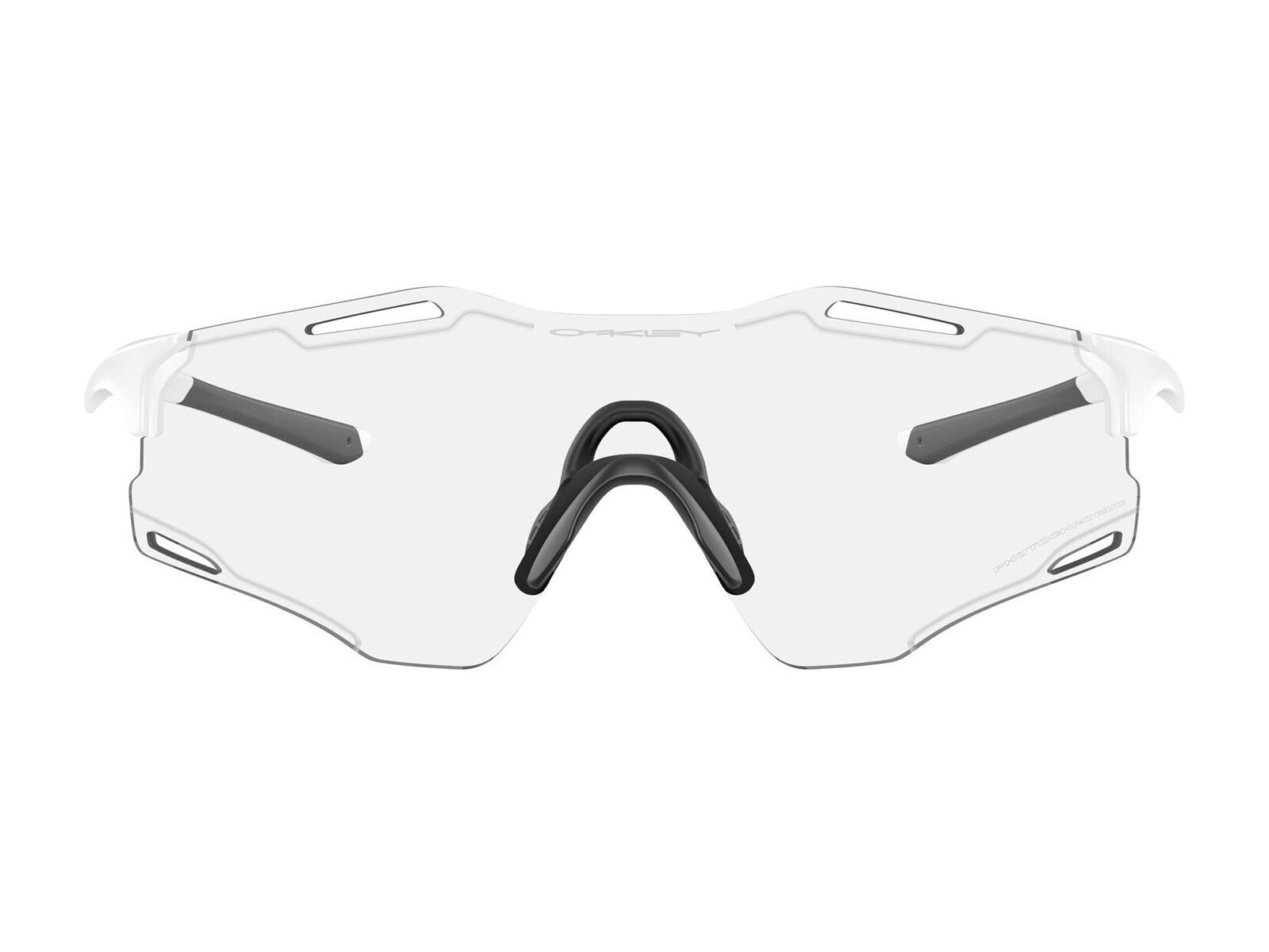 Oakley Cybr Zero Cyber Collection, Clear To Black Iridium Photochromic / matte white - Bild 2