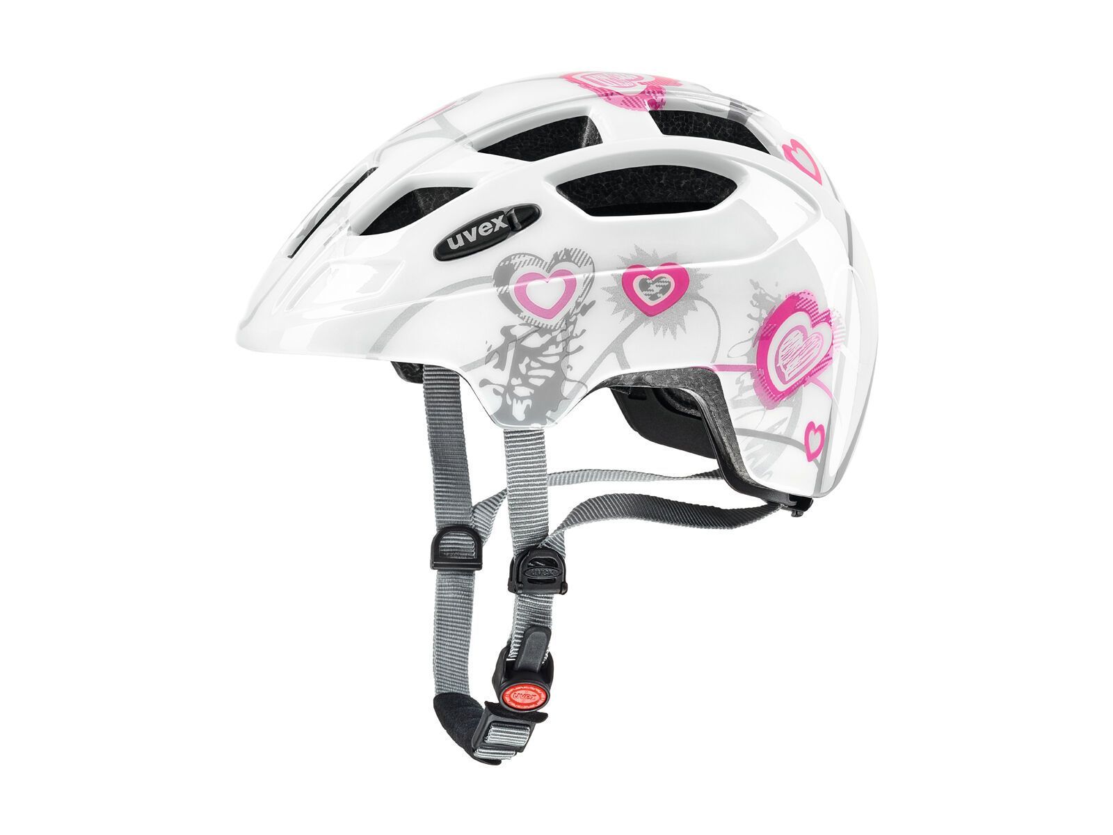 uvex finale junior, heart white pink - Bild 1